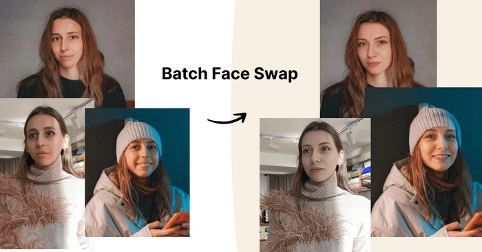 Face Swap Batch Free - Corporate Team Photos